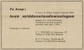 Te koop: luxe middenstandswoningen (Echo van het Zuiden 22-02-1956)