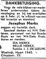 Dankbetuiging in De Echo