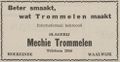 Advertentie Slagerij Mechie Trommelen uit De Echo van het Zuiden d.d. 20-11- 1959.