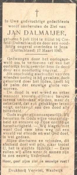 Bestand:Bidprentje Johan Dalmaijer.jpg