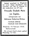 Rouwbericht in De Echo